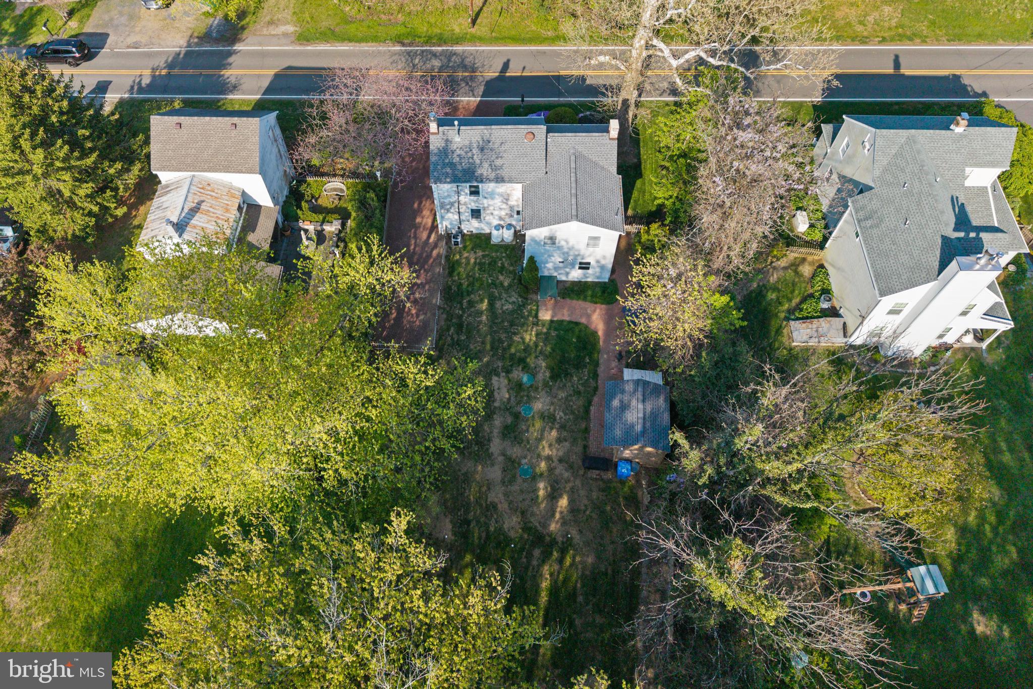 942 Province Line Road Allentown, NJ 08501 - Photo 41 of 50 an aerial view of residential house with outdoor space and trees all around