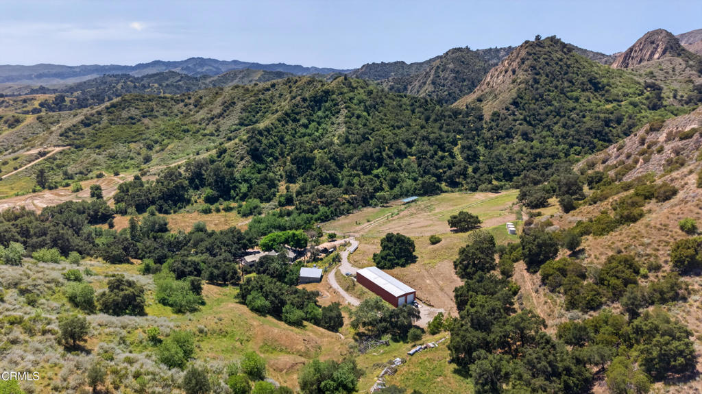 8416 Wheeler Canyon Road Santa Paula, CA 93060 - Photo 37 of 48 an aerial view of a house