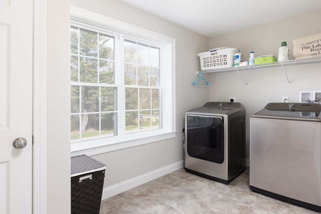 1 Pine House Road Millis, MA 02054 - Photo 15 of 33 a utility room with dryer and washer