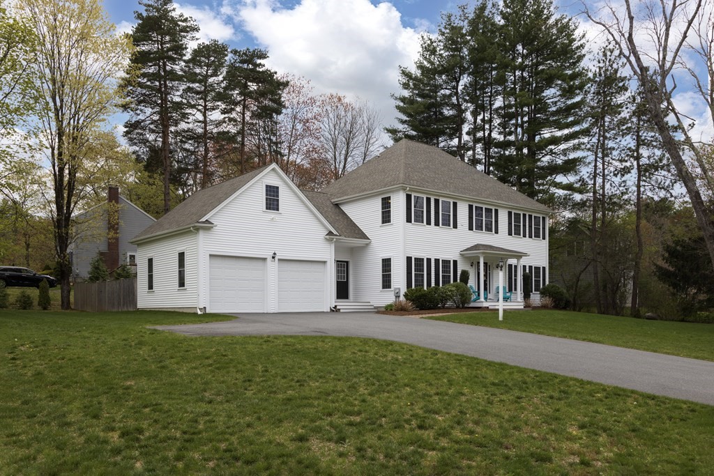 1 Pine House Road Millis, MA 02054 - Photo 23 of 33 a front view of house with yard and green space
