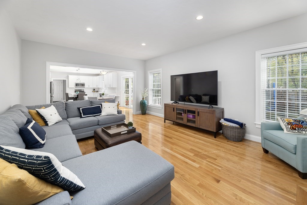 1 Pine House Road Millis, MA 02054 - Photo 10 of 33 a living room with furniture and a flat screen tv