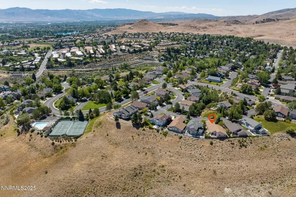 an aerial view of a