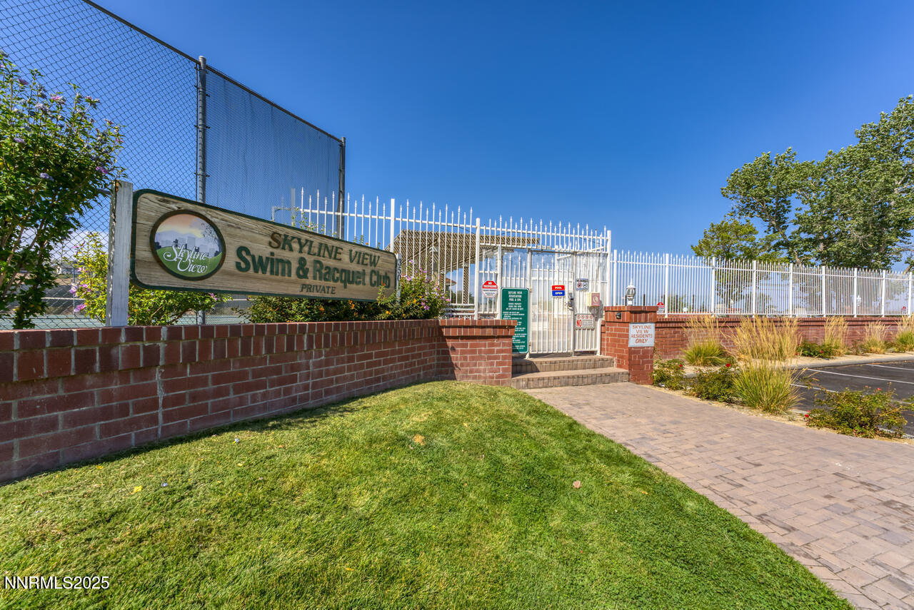 2255 Wide Horizon Drive Reno, NV 89509 - Photo 44 of 52 a view of a backyard with wooden fence