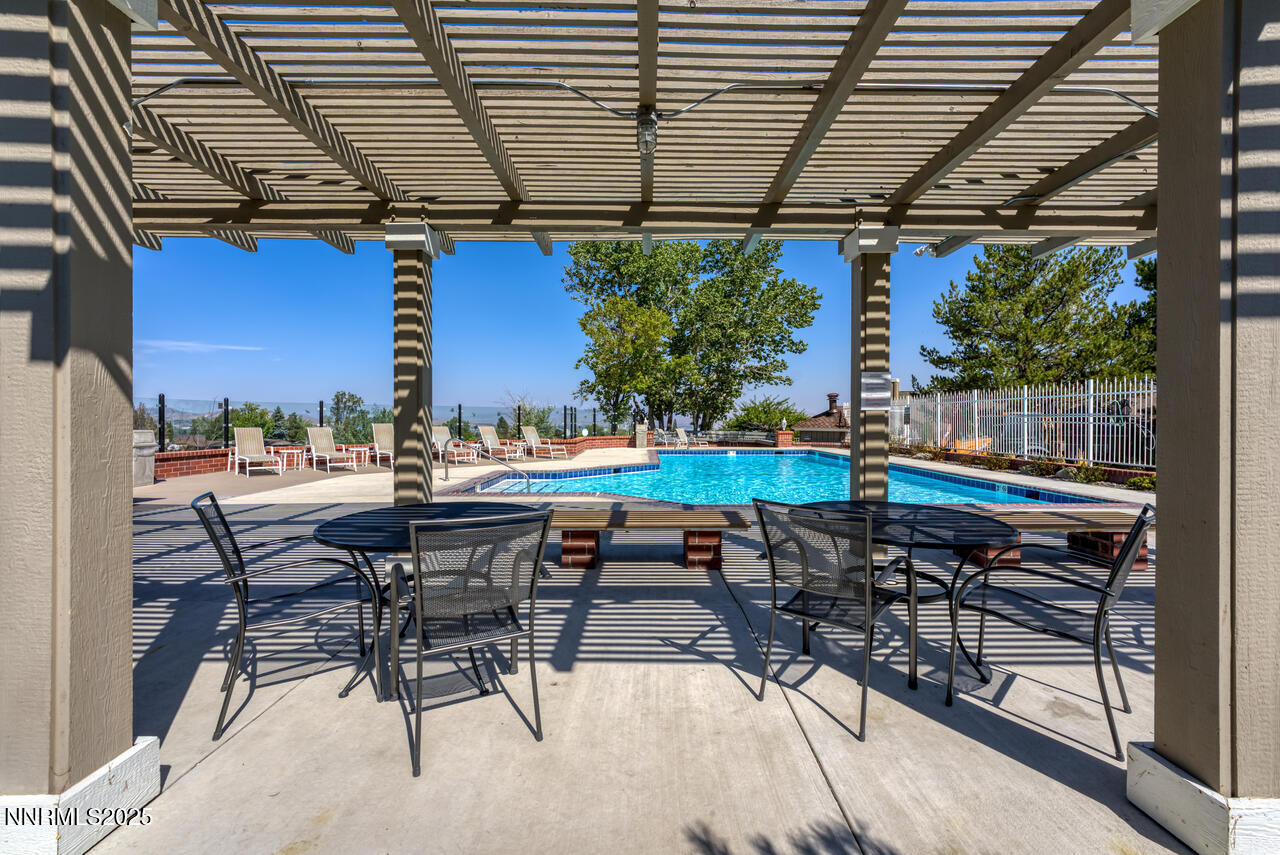 2255 Wide Horizon Drive Reno, NV 89509 - Photo 46 of 52 a view of backyard with outdoor seating a patio and a garden