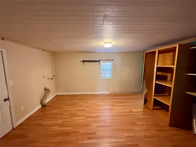 a view of a walk in closet