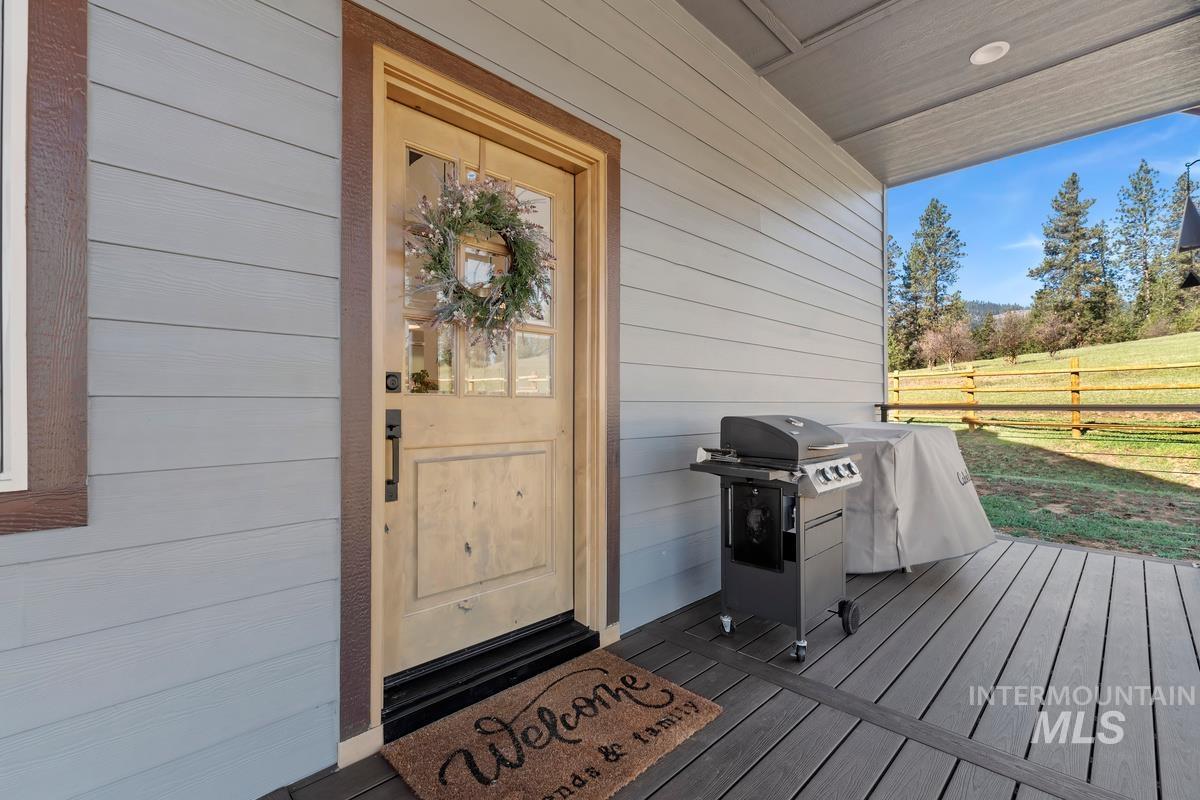 21 Open Road Garden Valley, ID 83622 - Photo 38 of 49 View of exterior entry featuring a deck