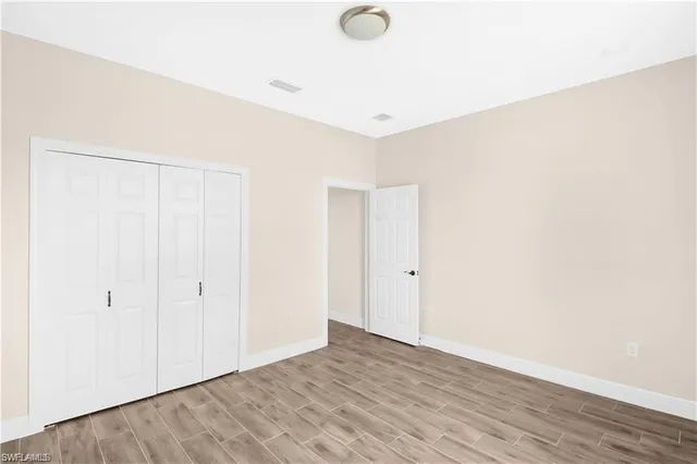 a view of an empty room