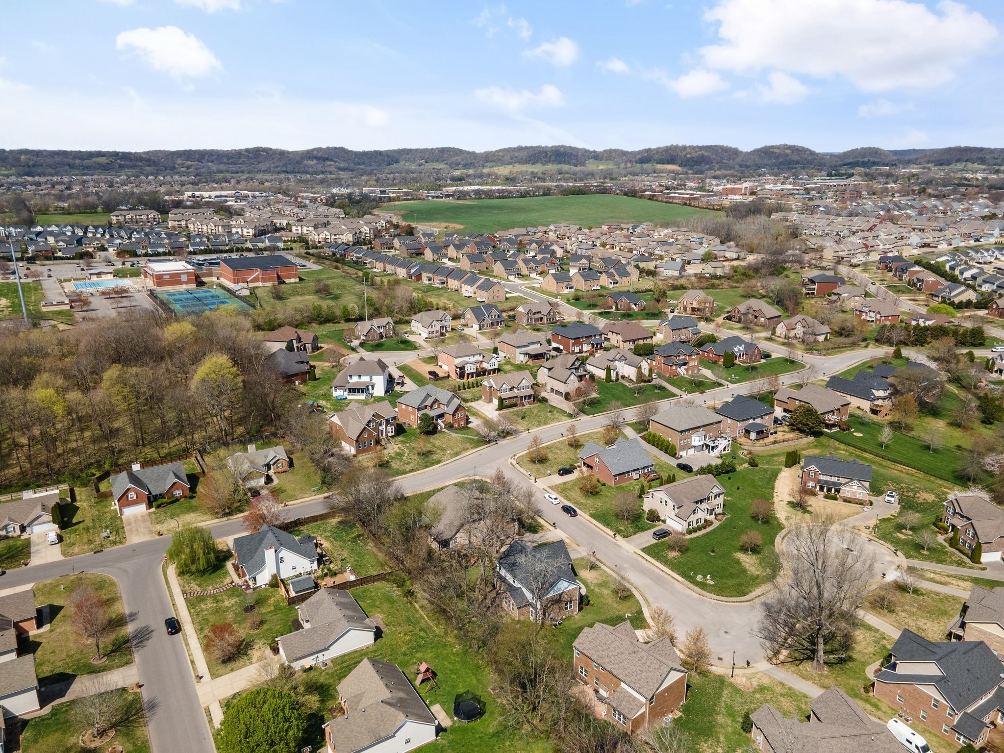 1931 Portview Drive Spring Hill, TN 37174 - Photo 3 of 51 an aerial view of residential building and lake view