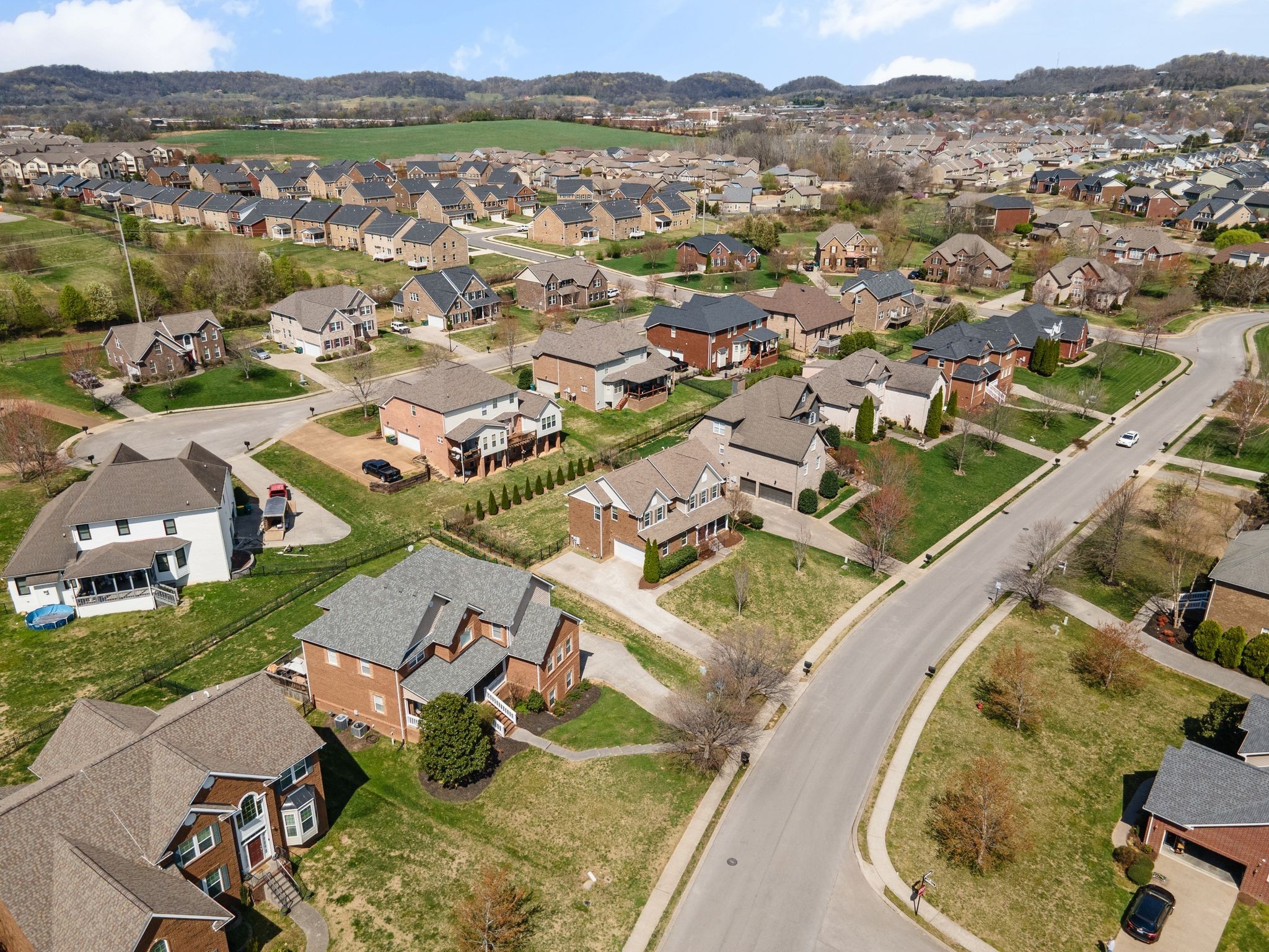 1931 Portview Drive Spring Hill, TN 37174 - Photo 4 of 51 an aerial view of residential houses with outdoor space