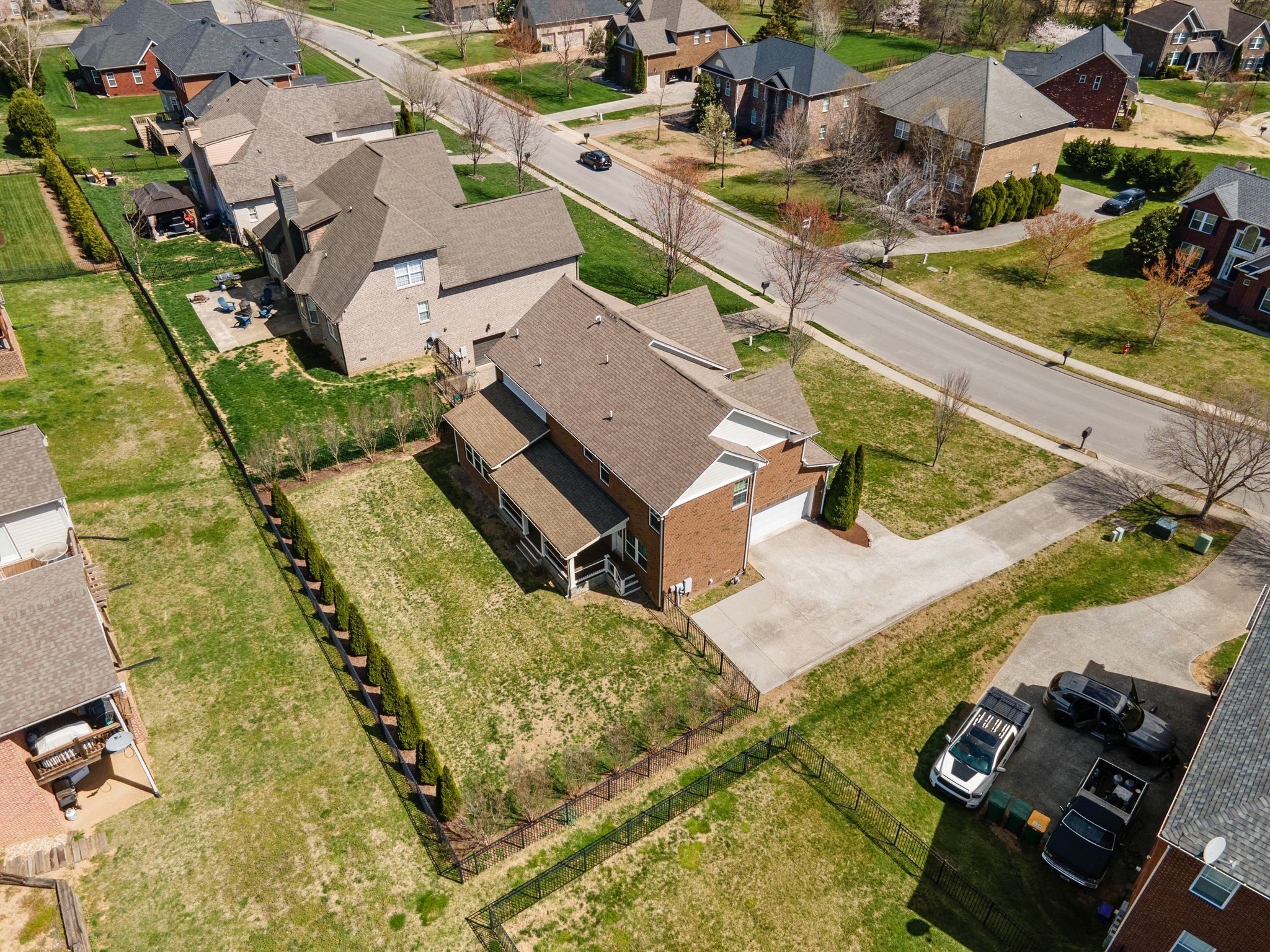 1931 Portview Drive Spring Hill, TN 37174 - Photo 51 of 51 an aerial view of a house with garden
