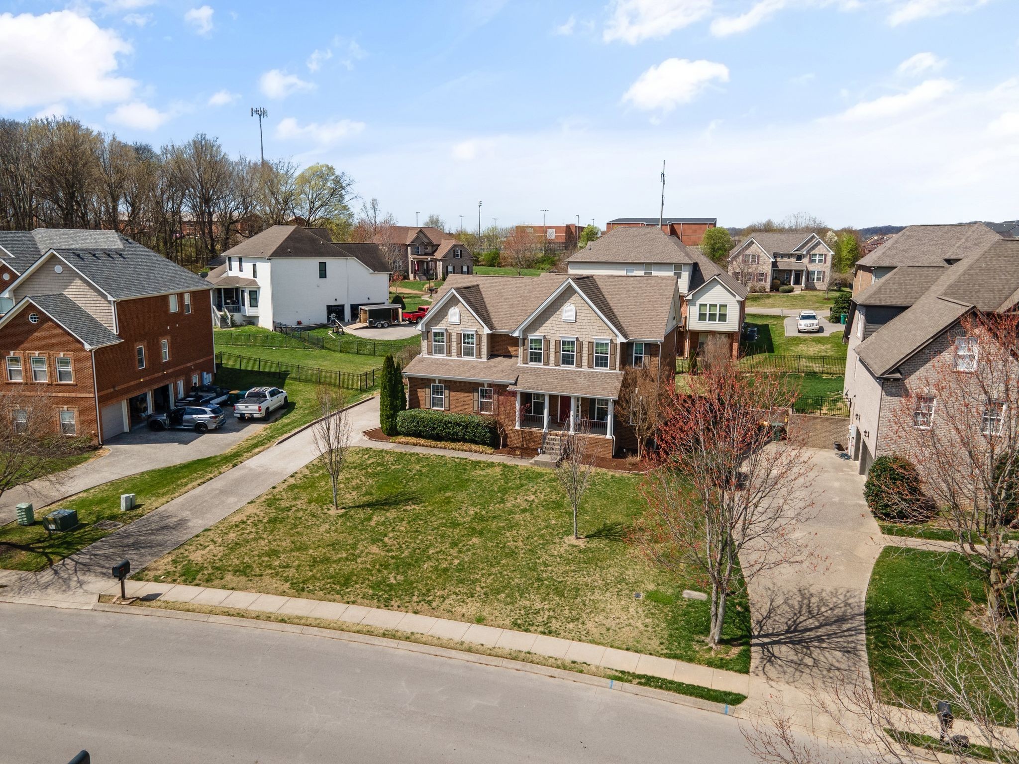 1931 Portview Drive Spring Hill, TN 37174 - Photo 8 of 51 a aerial view of a house with a garden and balcony