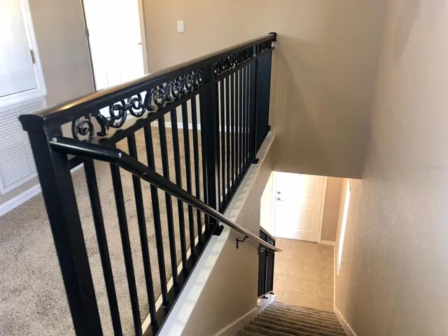 a view of an ocean from a yard