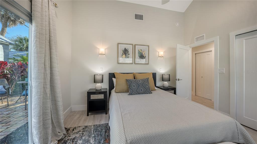 1901 Morrill Street Sarasota, FL 34236 - Photo 17 of 50 a bedroom with a bed and a painting on the wall