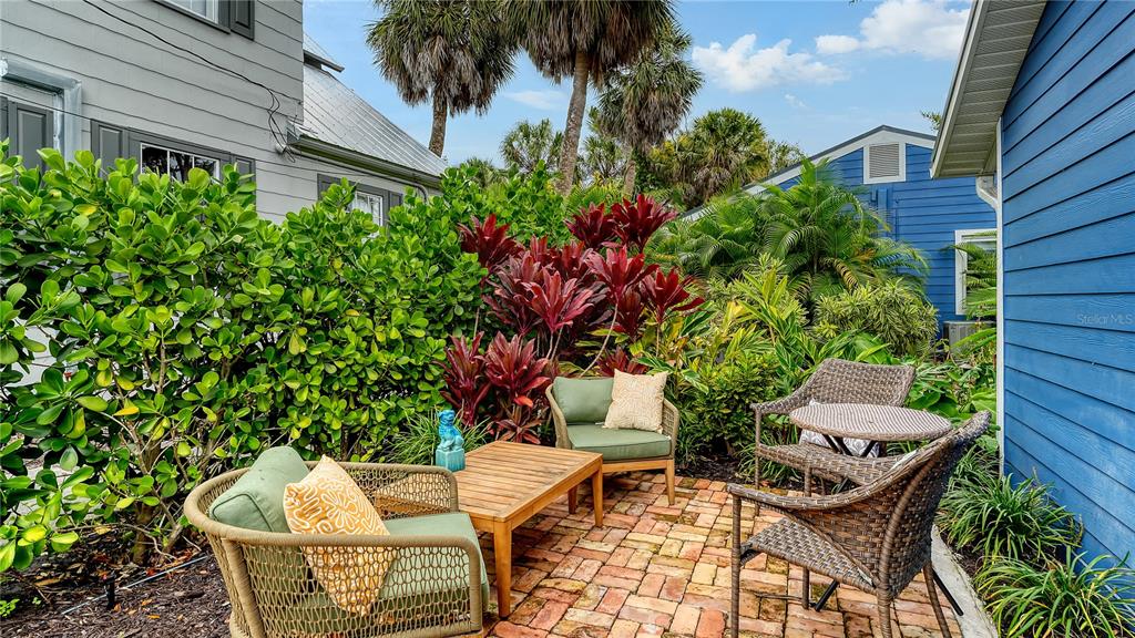 1901 Morrill Street Sarasota, FL 34236 - Photo 19 of 50 a view of outdoor sitting area with furniture and wooden fence