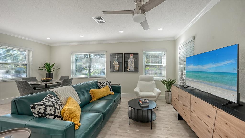 1901 Morrill Street Sarasota, FL 34236 - Photo 39 of 50 a living room with furniture and a flat screen tv