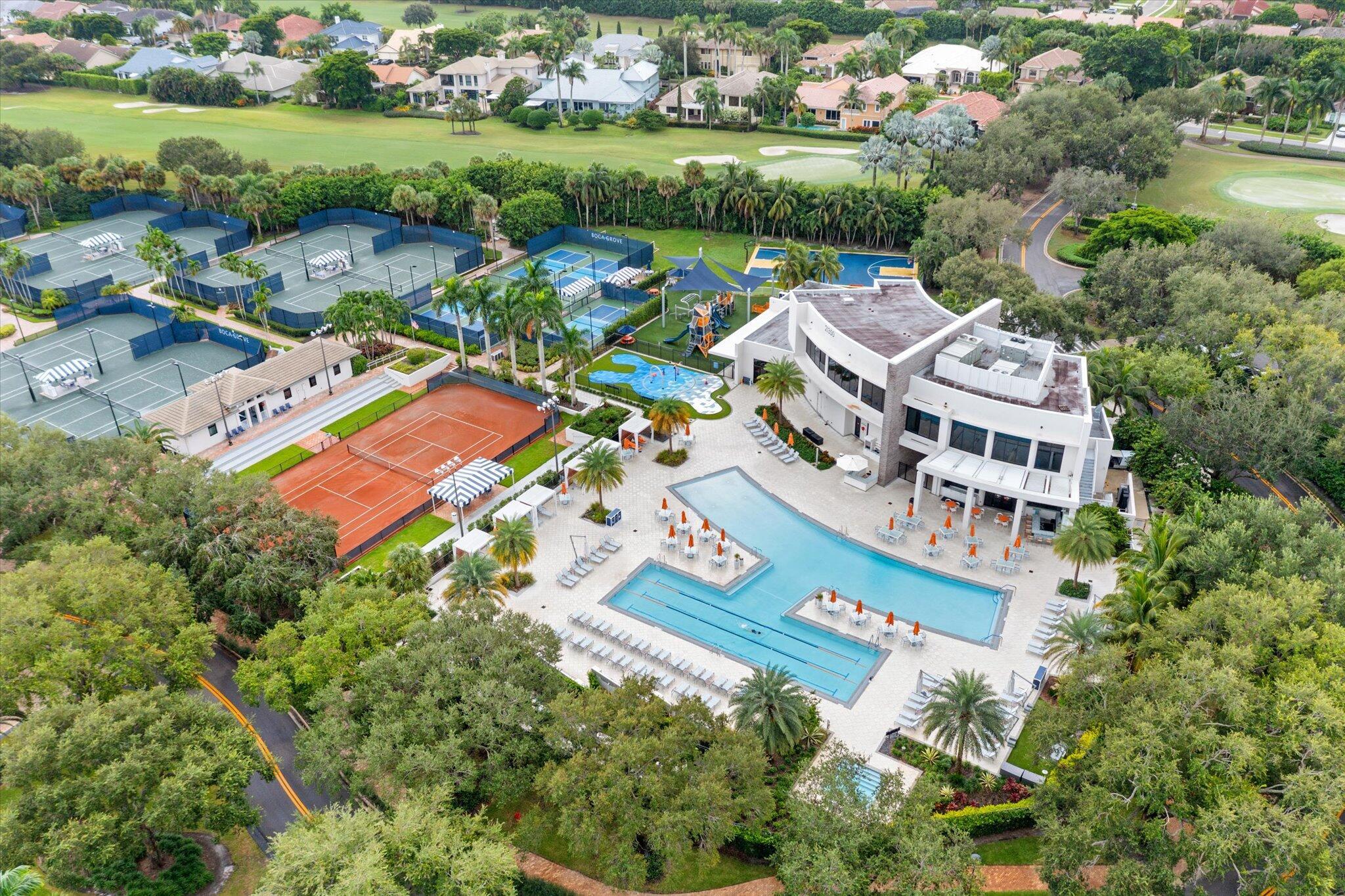 7081 Mallorca Crescent Boca Raton, FL 33433 - Photo 26 of 26 an aerial view of a house with a garden