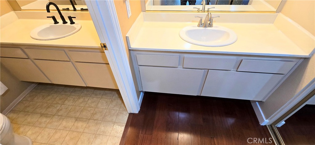 1400 Post Fullerton, CA 92833 - Photo 35 of 70 a bathroom with a sink and a mirror