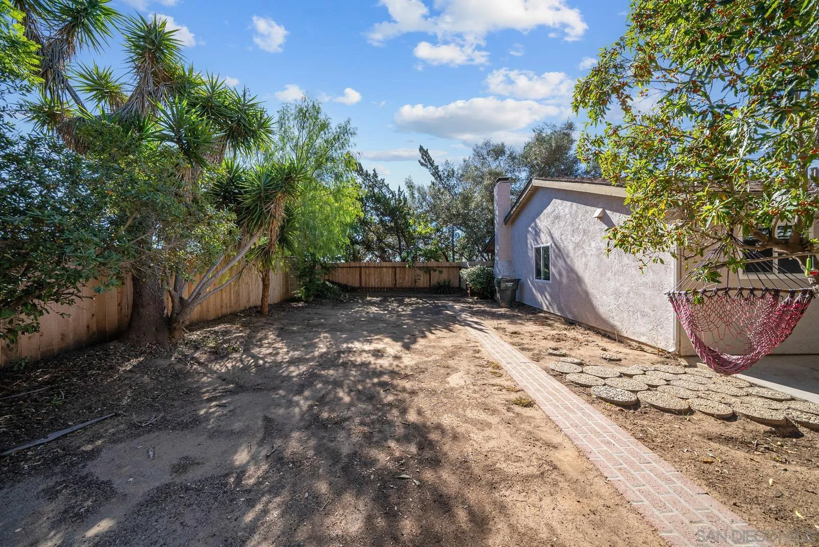 950 East Fallbrook Street Fallbrook, CA 92028 - Photo 29 of 37 a view of a backyard with plants and trees
