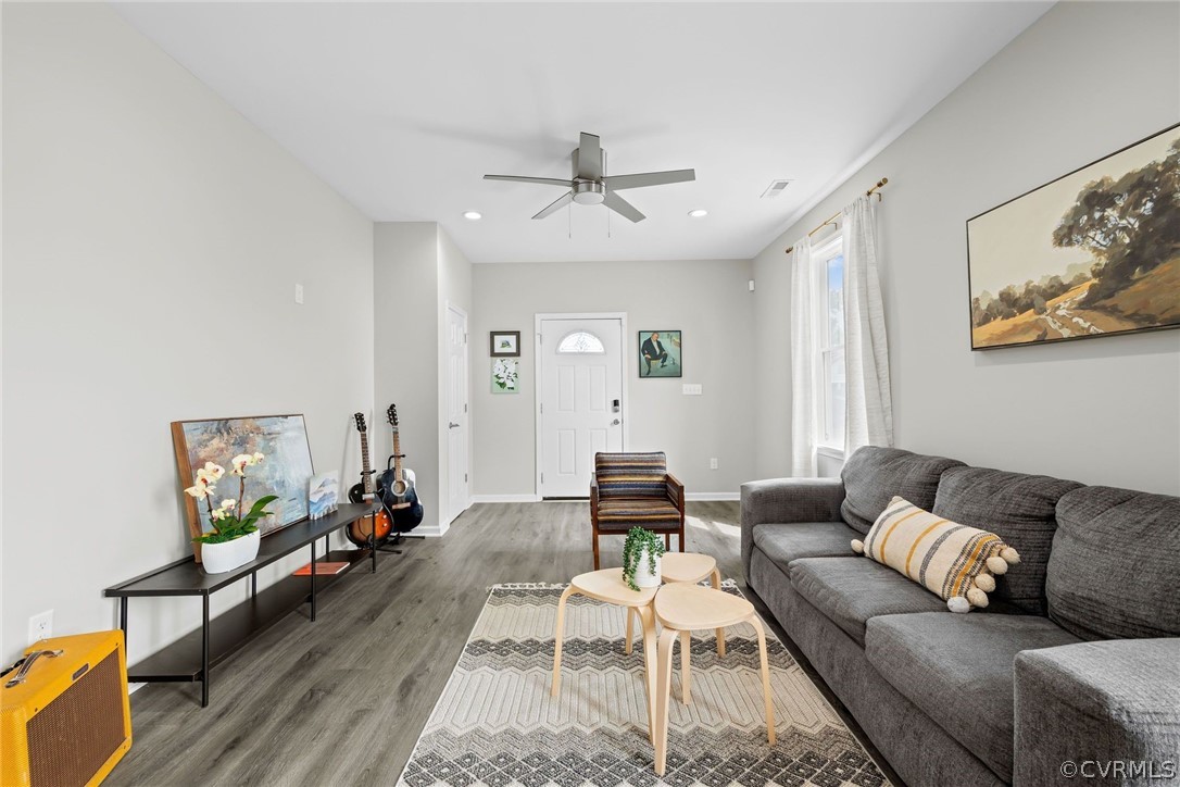 2900 Decatur Street Richmond, VA 23224 - Photo 7 of 35 a living room with furniture and wooden floor