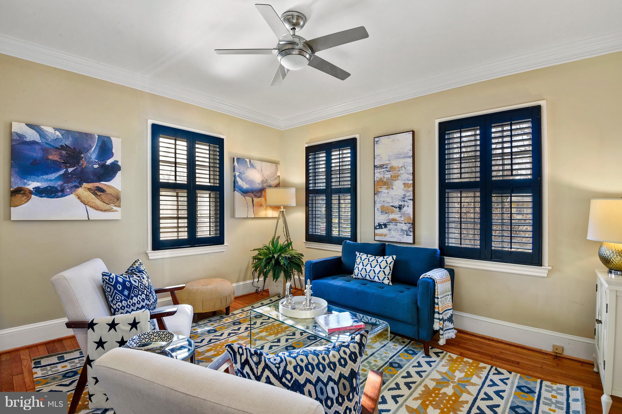 9411 Warren Street Silver Spring, MD 20910 - Photo 22 of 55 DEN ALSO HAS PLANTATION SHUTTERS