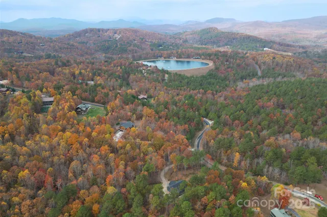 a view of city and mountain