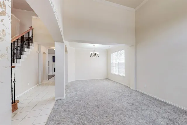 a view of an empty room