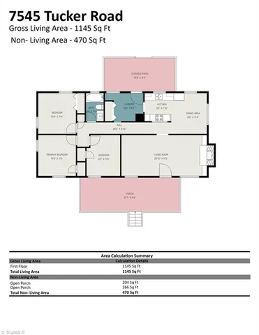 $239,900 | 7545 Tucker Road, Walnut Cove, NC 27052