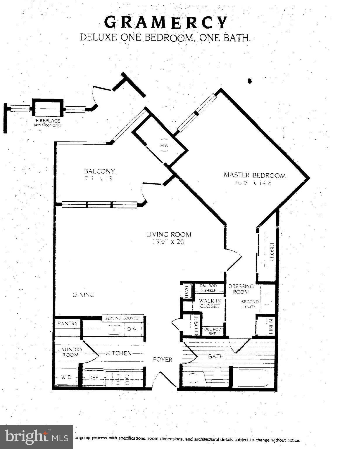 5575 Seminary Road, Unit 207 Falls Church, VA 22041 - Photo 24 of 24 Gramercy FloorPlan