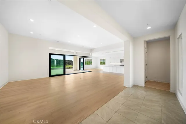 a view of a garden from a window