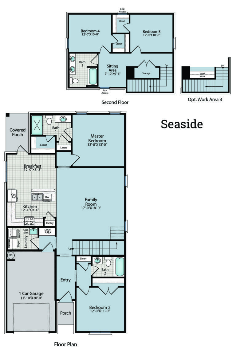 941 Mussett Bayou Road Santa Rosa Beach, FL 32459 - Photo 14 of 14 Seaside floor plan