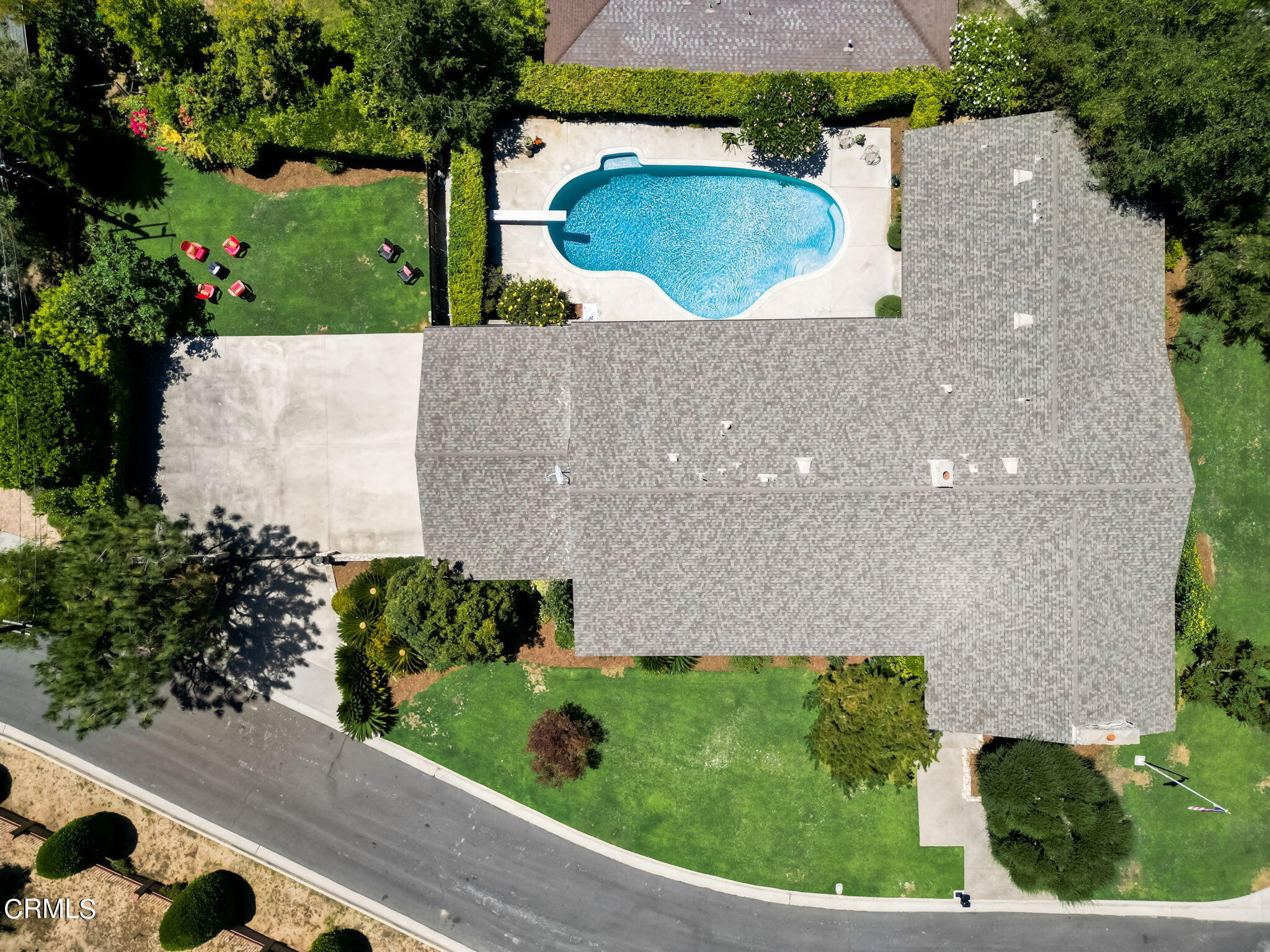 1463 Edgecliff Lane Pasadena, CA 91107 - Photo 5 of 5 a aerial view of a house and outdoor space