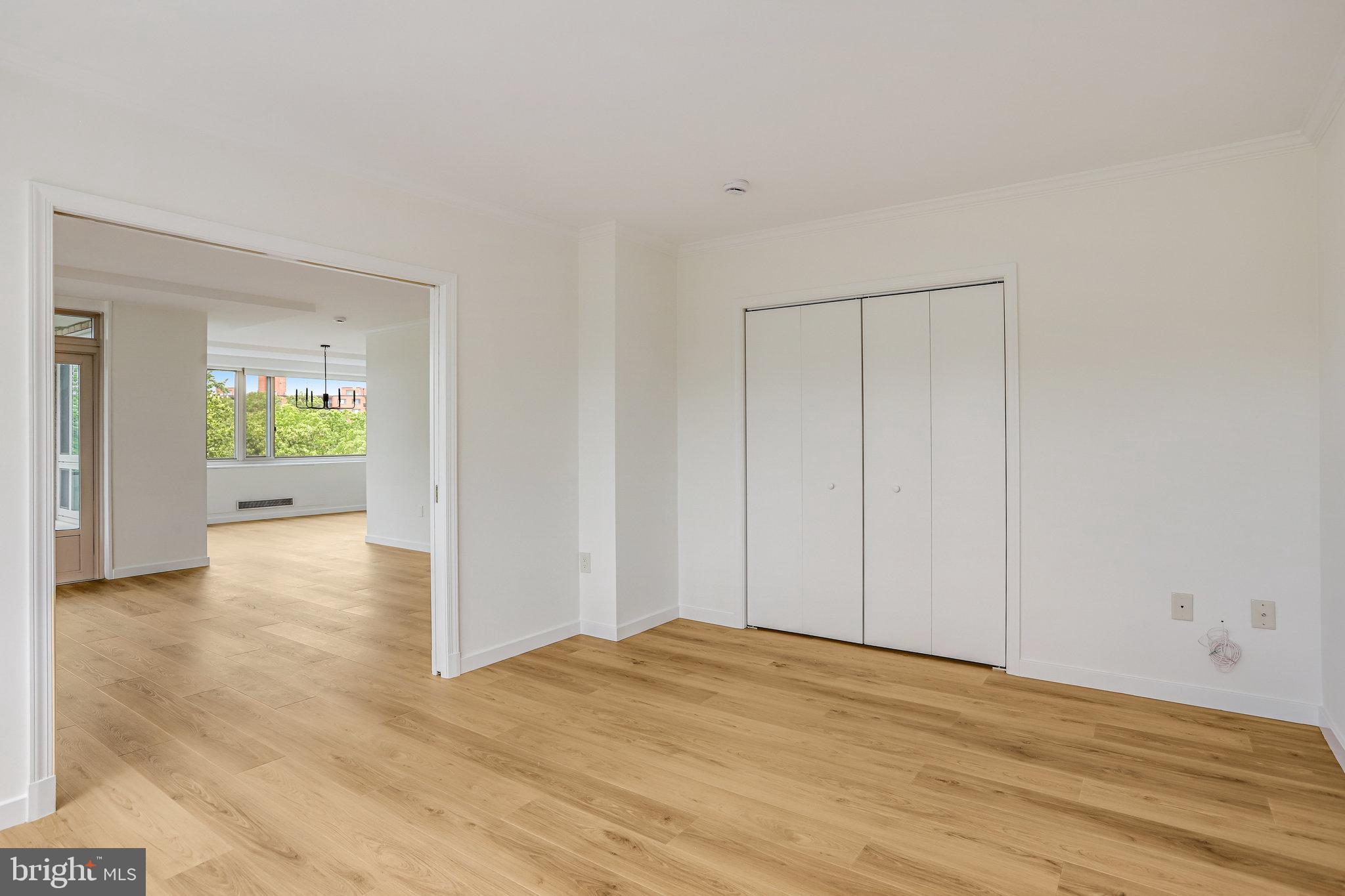4101 Cathedral Avenue Northwest, Unit 1104 Washington, DC 20016 - Photo 35 of 63 3rd bedroom w/ brand new closet and closet system