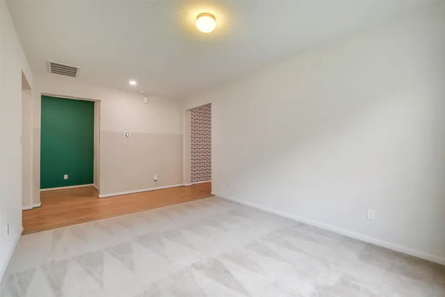 a view of an empty room