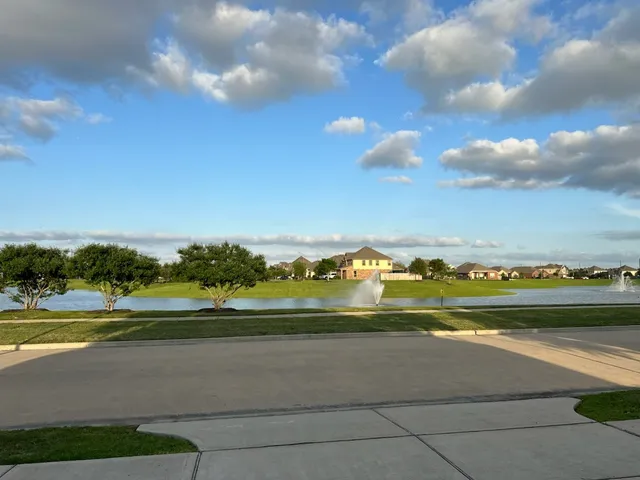 a view of an ocean and beach