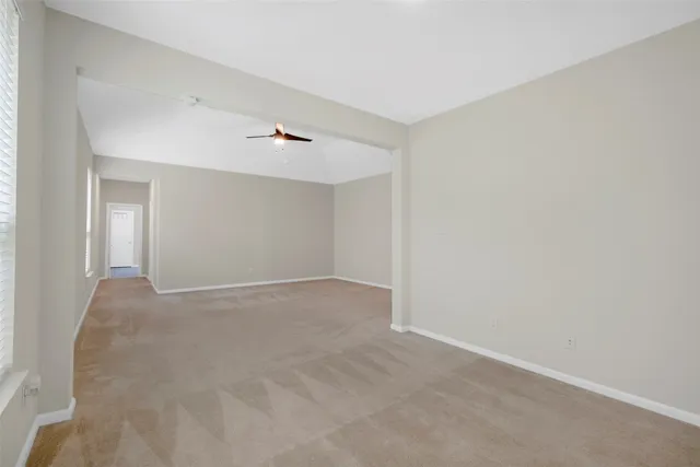 a view of an empty room