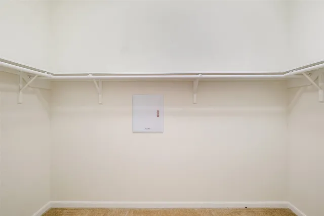 a close up view of racks on the wall