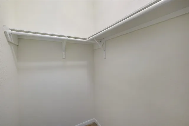 a close up view of closet