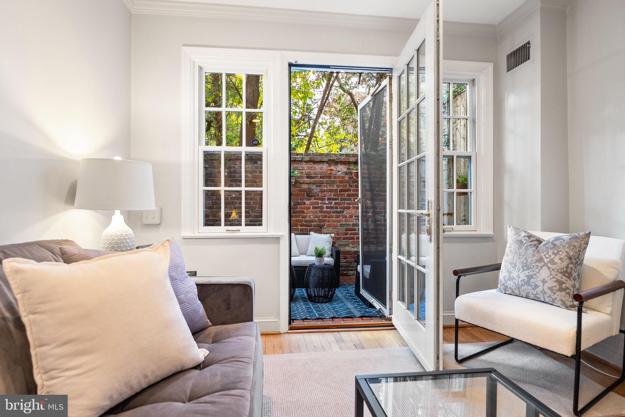 2 Pomander Walk Northwest Washington, DC 20007 - Photo 15 of 30 Back Door to Patio