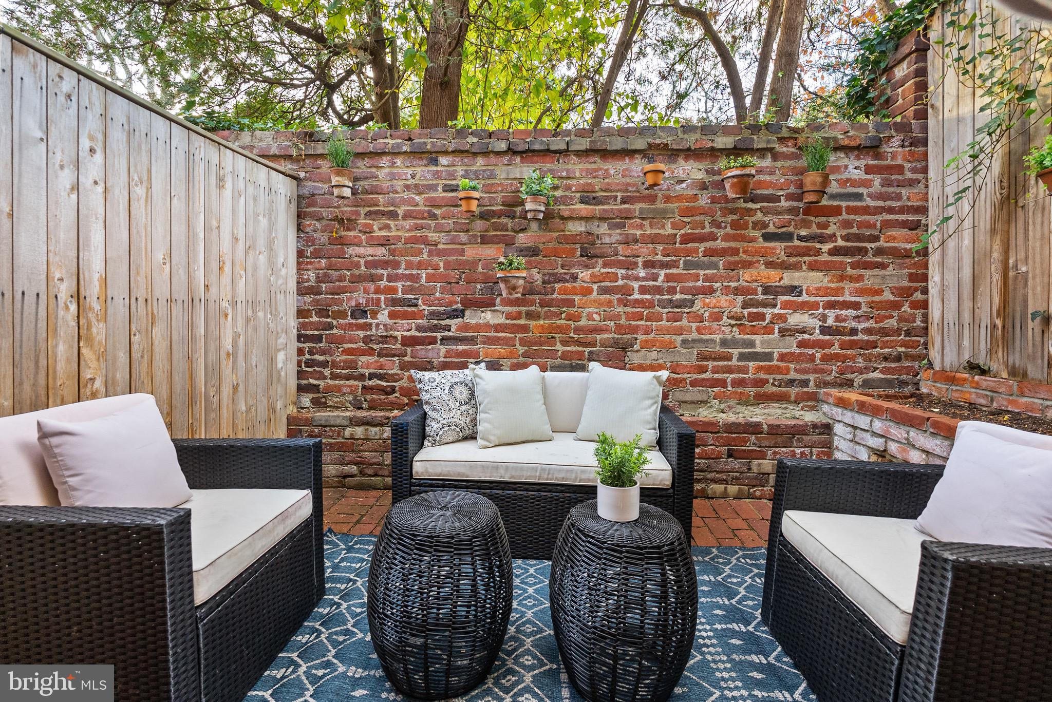 2 Pomander Walk Northwest Washington, DC 20007 - Photo 16 of 30 Private Back Patio