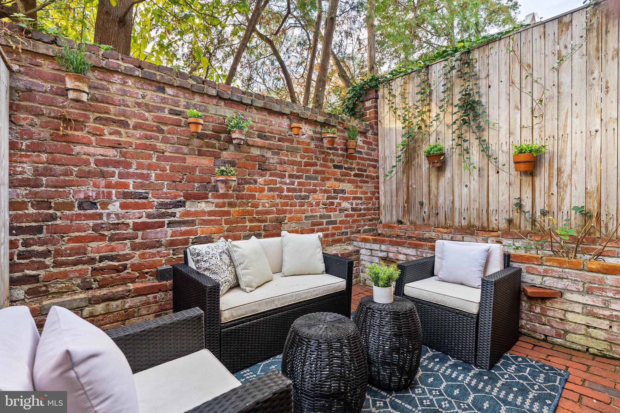 2 Pomander Walk Northwest Washington, DC 20007 - Photo 17 of 30 Private Back Patio