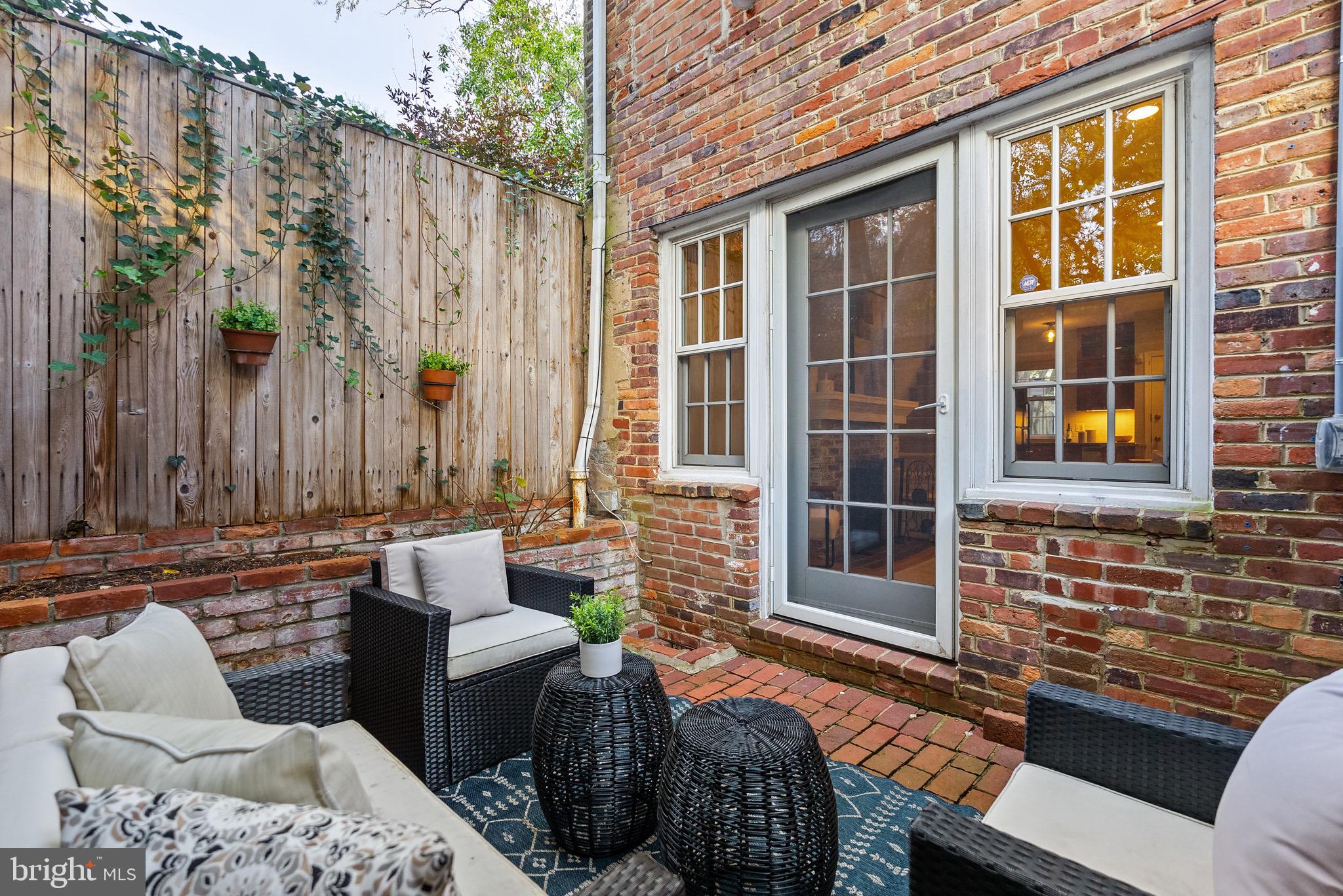 2 Pomander Walk Northwest Washington, DC 20007 - Photo 18 of 30 Private Back Patio