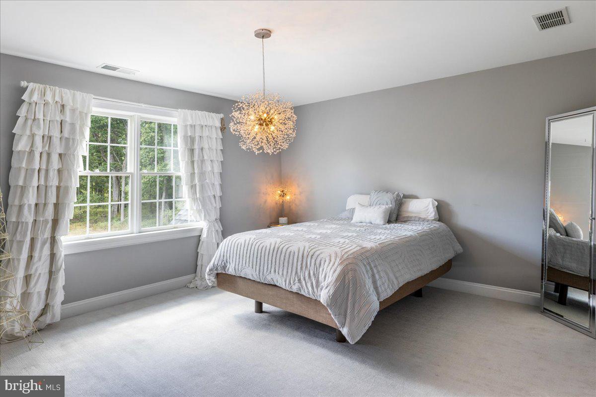 29 Tumble Falls Road Stockton, NJ 08559 - Photo 25 of 78 a spacious bedroom with a bed and a tv on table