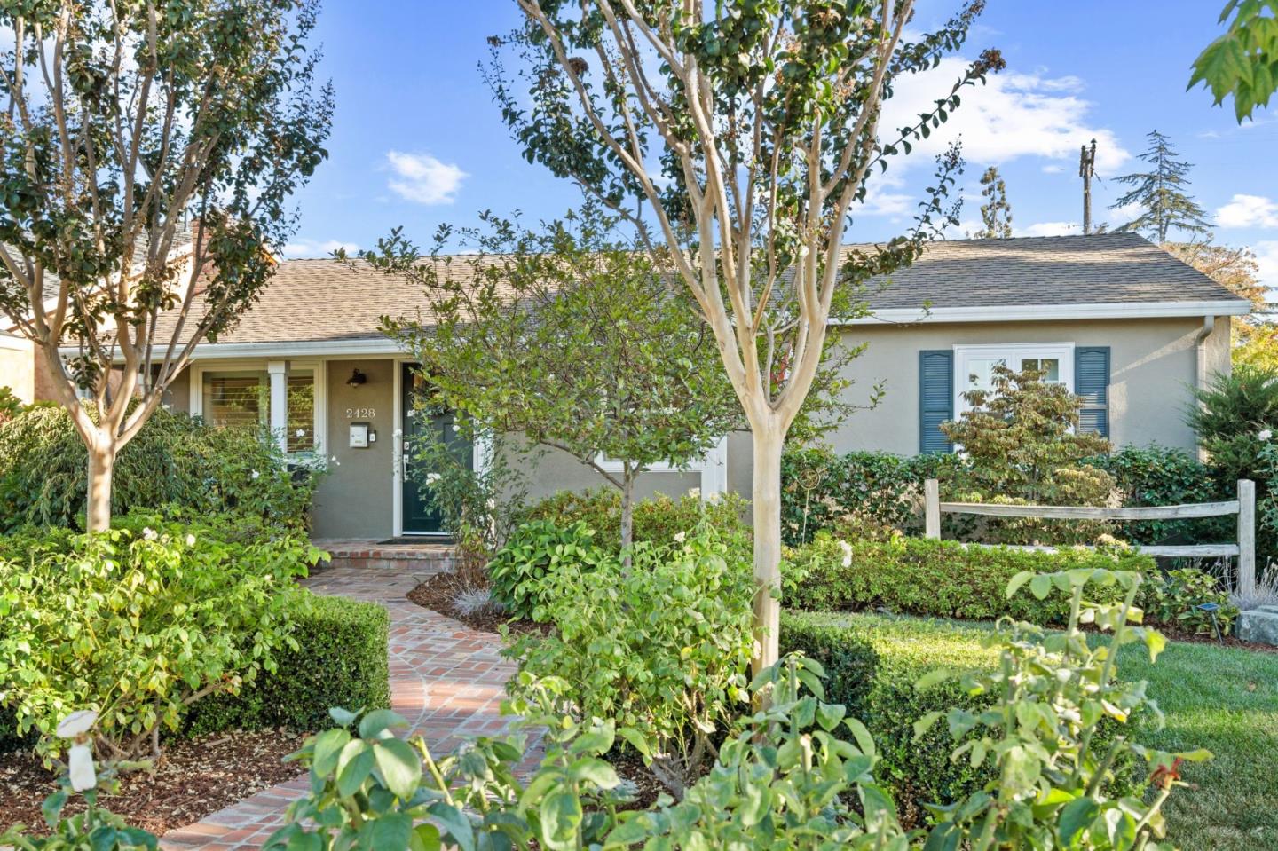2428 Tulip Road San Jose, CA 95128 - Photo 17 of 59 front view of a house with a yard