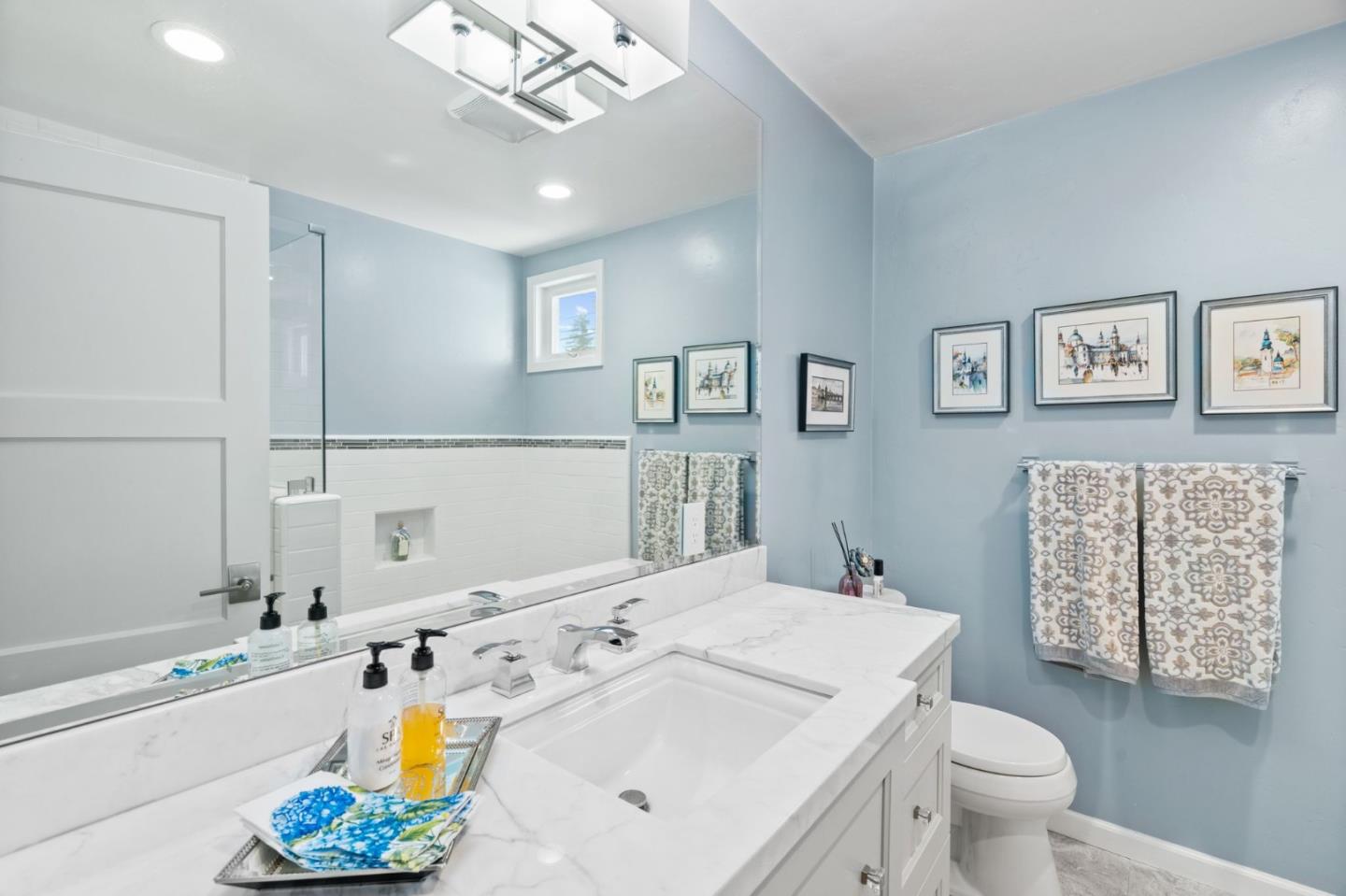 2428 Tulip Road San Jose, CA 95128 - Photo 36 of 59 a bathroom with a sink a toilet and a bathtub