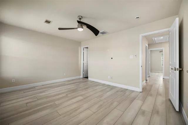wooden floor in an empty room