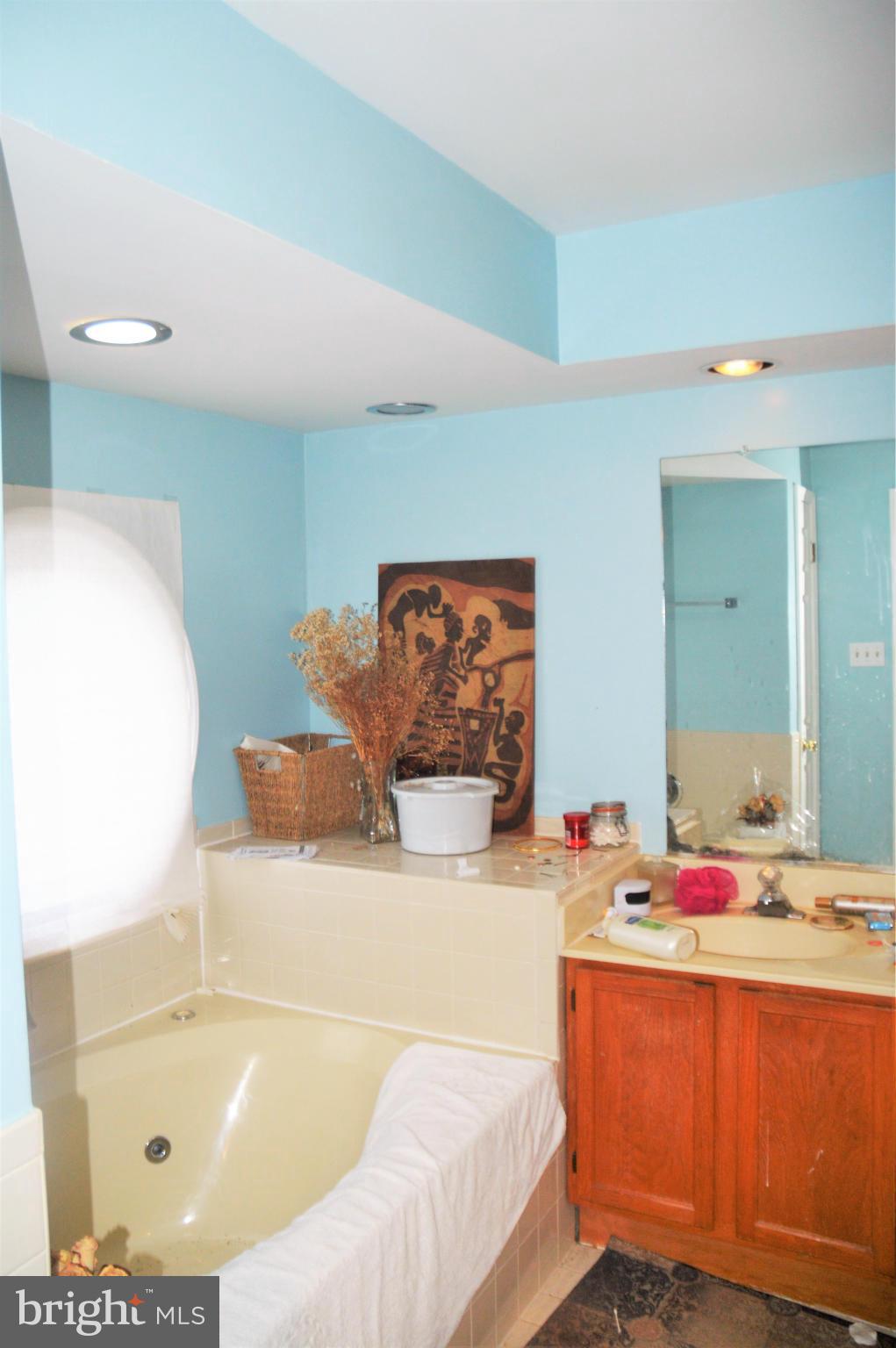 12243 Apache Tears Circle Laurel, MD 20708 - Photo 11 of 22 a bathroom with a tub sink and mirror