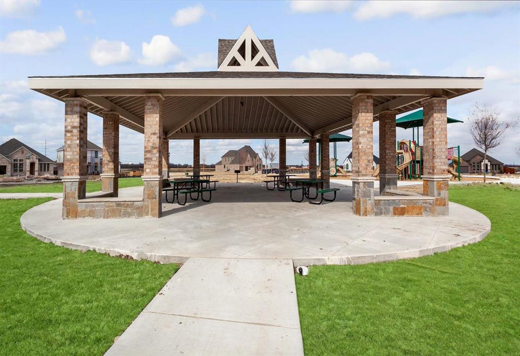 1621 Primms Place Fort Worth, TX 76052 - Photo 32 of 40 a view of outdoor space yard deck patio and fire pit