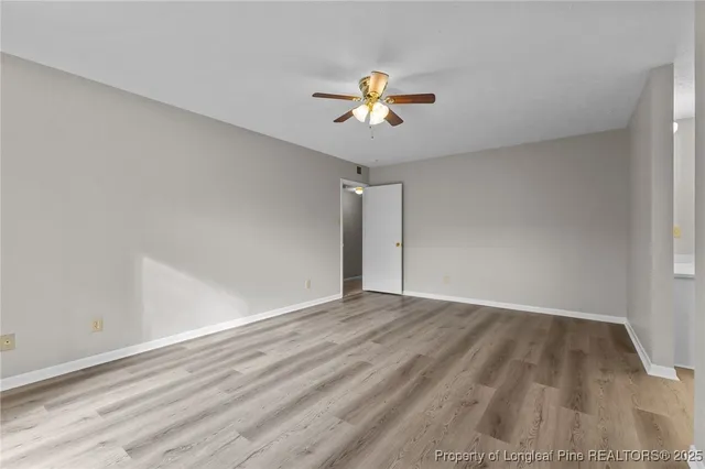 wooden floor in an empty room