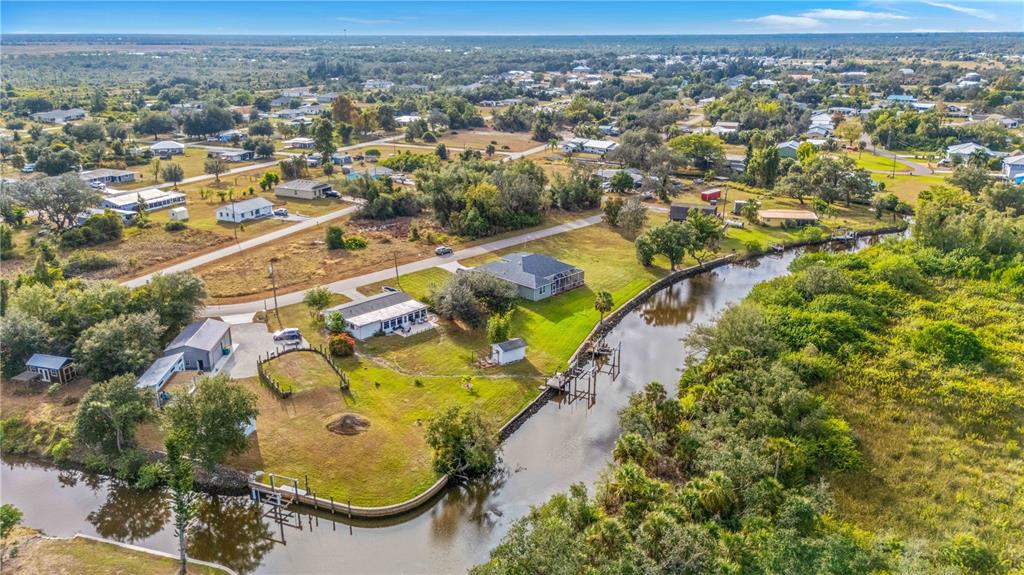 333 Hile Lane Punta Gorda, FL 33982 - Photo 67 of 72 an aerial view of residential houses with outdoor space