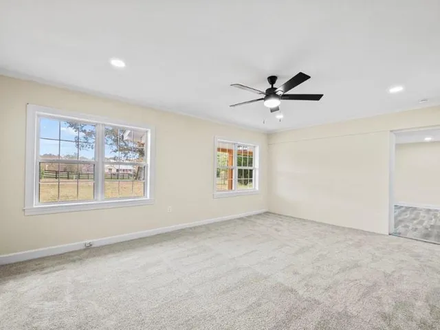 a view of an empty room